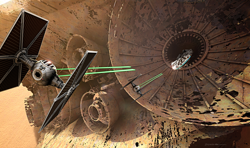 Illustration for article titled An Exclusive Look at the Never-Before-Seen Concept Art of Star Wars: The Force Awakens!